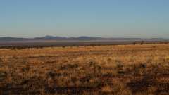 Walloway Plain with Black Rock Peak and Depot Hill in the distance.